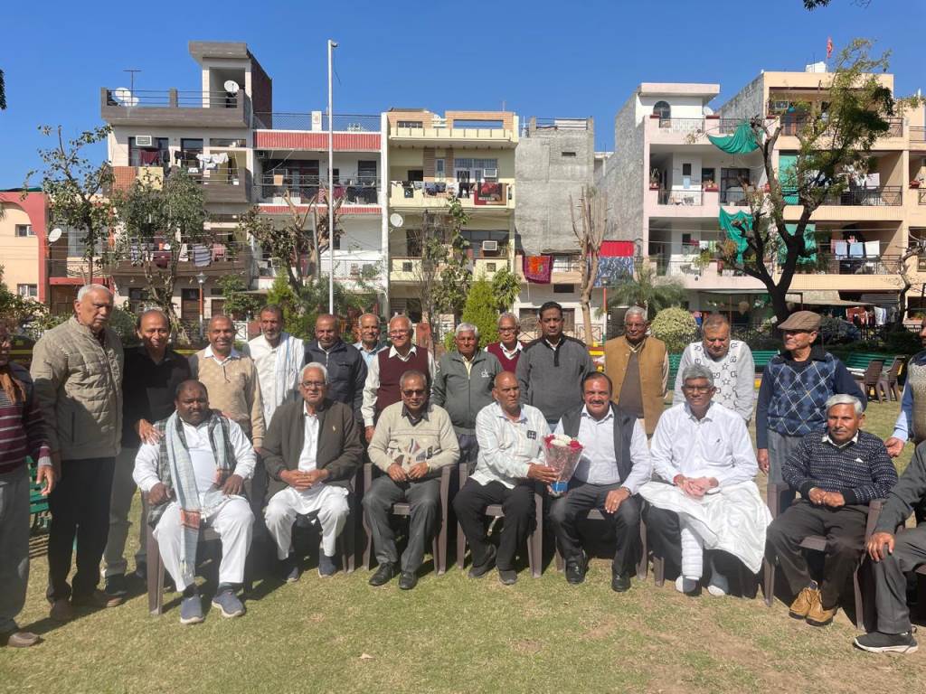 OP Sihag celebrated his birthday among the members of Senior Citizens Forum Panchkula